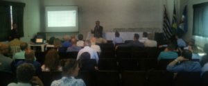 Apresentação do Prof. Alexandre Perinotto, diretor do IGCE UNESP, sobre o Geopark Corumbataí