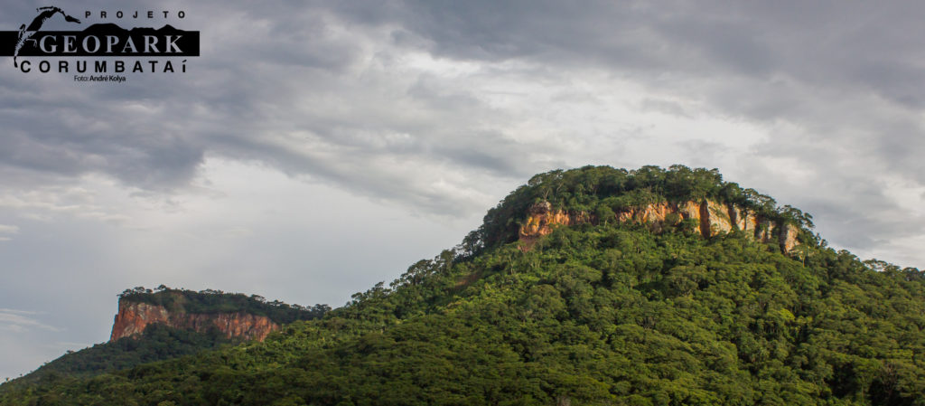 A Serra do Fazendão, que foi percorrida pelos ingressantes do curso de Geologia da UNESP Rio Claro